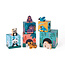 JANOD CUBES À EMPILER PYRAMIDE & FIGURINES ANIMAUX WWF