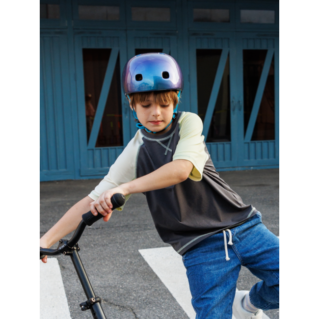 MICRO CASQUE NEOCHROME BLEU