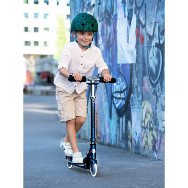 MICRO TROTTINETTE MICRO SPRITE PEARL GREEN PURPLE LED