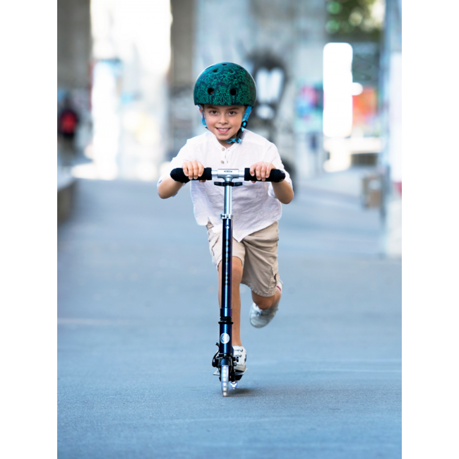 MICRO TROTTINETTE MICRO SPRITE PEARL GREEN PURPLE LED