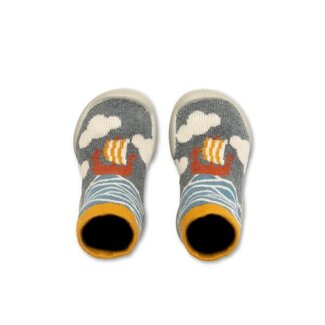 COLLEGIEN CHAUSSON CHAUSSETTE - DRAKKAR BATEAU VIKING