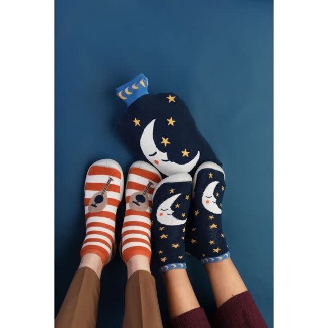 COLLEGIEN CHAUSSON CHAUSSETTE - MOON LUNE ÉTOILÉE