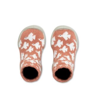 COLLEGIEN CHAUSSON CHAUSSETTE PHOSPHORESCENT - OISEAUX OU TULIPE
