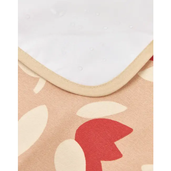 NOBODINOZ MATELAS À LANGER NOMADE HYDE PARK - RED TULIPS