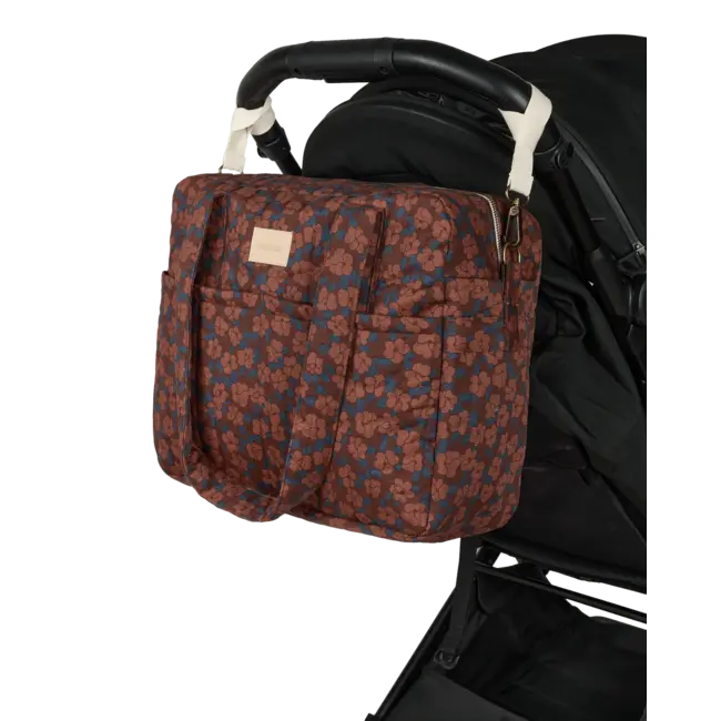 NOBODINOZ SAC À LANGER HYDE PARK - MAROON POPPIES