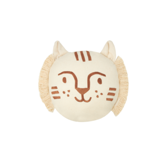 NOBODINOZ COUSSIN BRODE ANIMAL LANDSCAPE TIGRE - BROWN NATURAL NOBODINOZ COUSSIN BRODE ANIMAL LANDSCAPE TIGRE - BROWN NATURAL