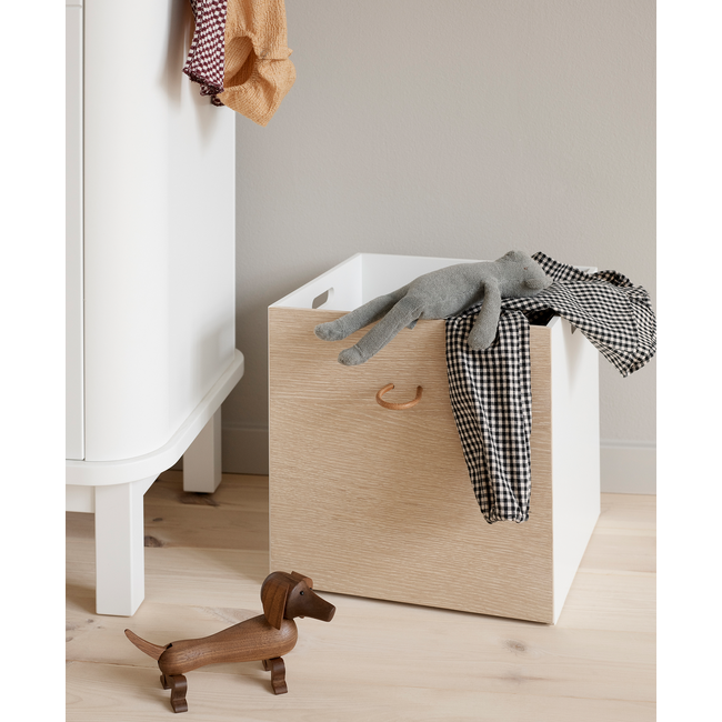 OLIVER FURNITURE BOÎTES DE RANGEMENT BLANC/CHÊNE - OLIVER FURNITURE