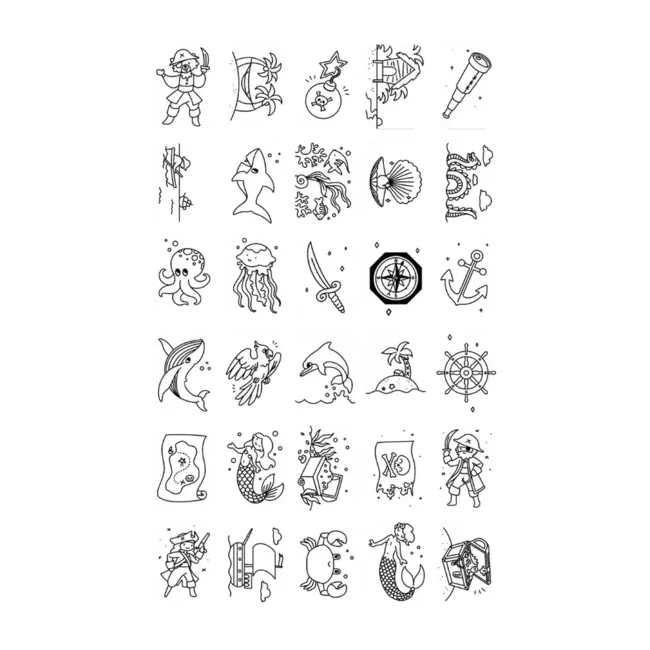 KIDYWOLF RECHARGES POUR TABLETTE KIDYDRAW-MINI - ANIMAUX & OCÉAN