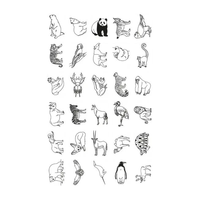 KIDYWOLF RECHARGES POUR TABLETTE KIDYDRAW-MINI - ANIMAUX & OCÉAN