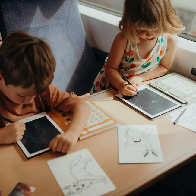 KIDYWOLF RECHARGES POUR TABLETTE KIDYDRAW-MINI - ANIMAUX & OCÉAN