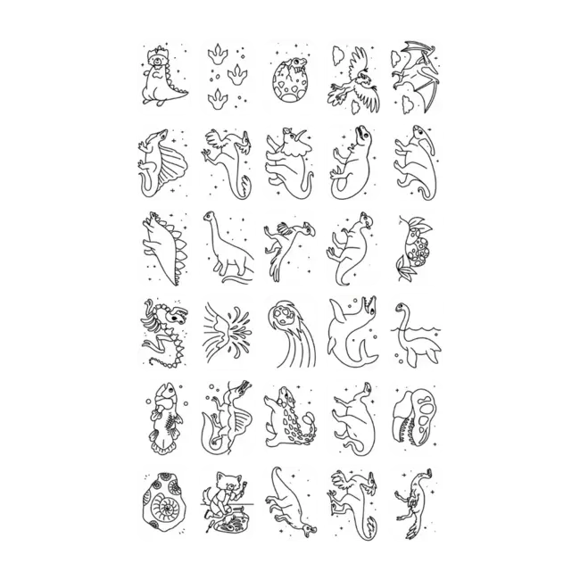 KIDYWOLF RECHARGES POUR TABLETTE KIDYDRAW-MINI - GALAXIE & DINOSAURE