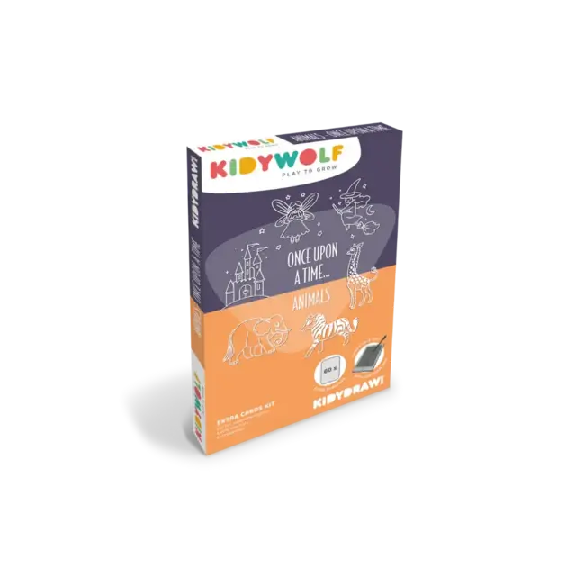 KIDYWOLF RECHARGES POUR TABLETTE KIDYDRAW-MINI - IL ÉTAIT UNE FOIS & ANIMAUX