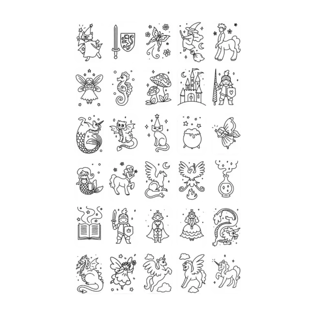 KIDYWOLF RECHARGES POUR TABLETTE KIDYDRAW-MINI - IL ÉTAIT UNE FOIS & ANIMAUX