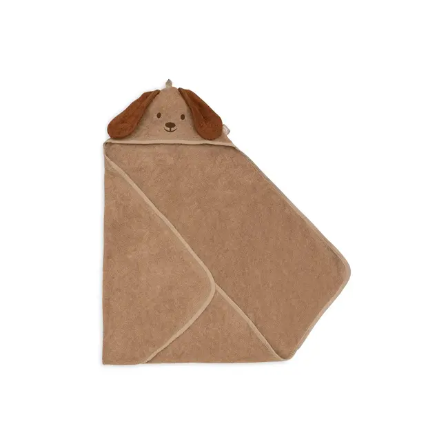 JOLLEIN CAPE DE BAIN BÉBÉ 75x75CM - CHIEN DIEGO
