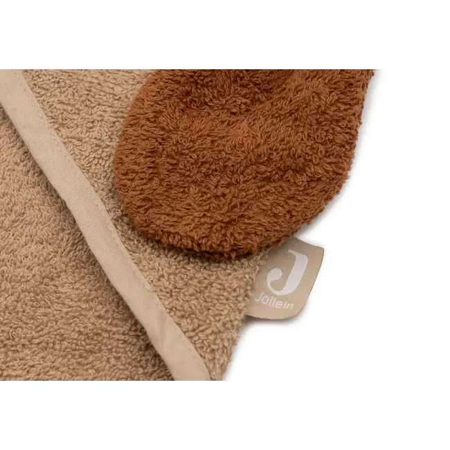 JOLLEIN CAPE DE BAIN BÉBÉ 75x75CM - CHIEN DIEGO