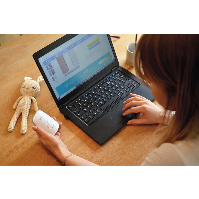 BEABA ECOUTE-BEBE AUDIO SIMPLY ZEN - BLANC