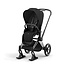 CYBEX POUSSETTE PRIAM COMPLÈTE TOTAL BLACK WITH SKIS