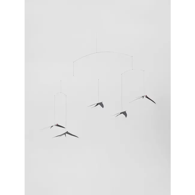 FLENSTED MOBILE DÉCORATIF - VOL D'HIRONDELLES X 5