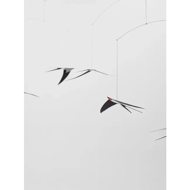 FLENSTED MOBILE DÉCORATIF - VOL D'HIRONDELLES X 5