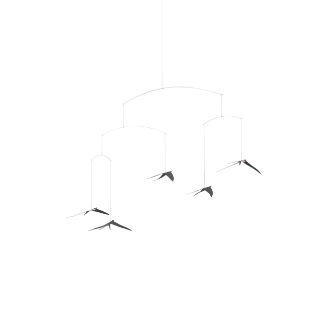 FLENSTED MOBILE DÉCORATIF - VOL D'HIRONDELLES X 5