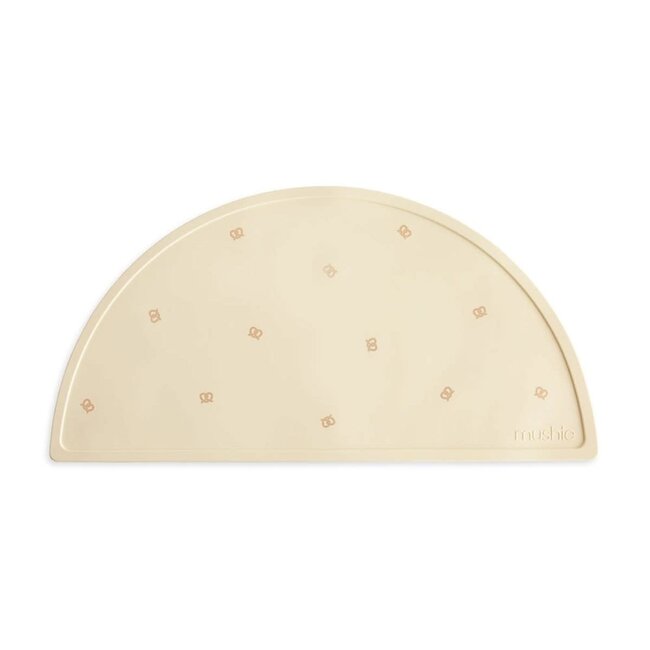 MUSHIE SET DE TABLE EN SILICONE - BRETZEL