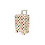 KONGES SLOJD VALISE À ROULETTES - BON COEUR COLORÉ