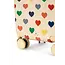 KONGES SLOJD VALISE À ROULETTES - BON COEUR COLORÉ