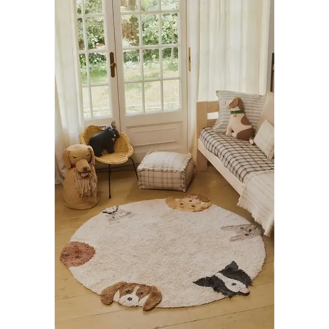 LORENA CANALS TAPIS LAVABLE DOGS - DIAM 140CM