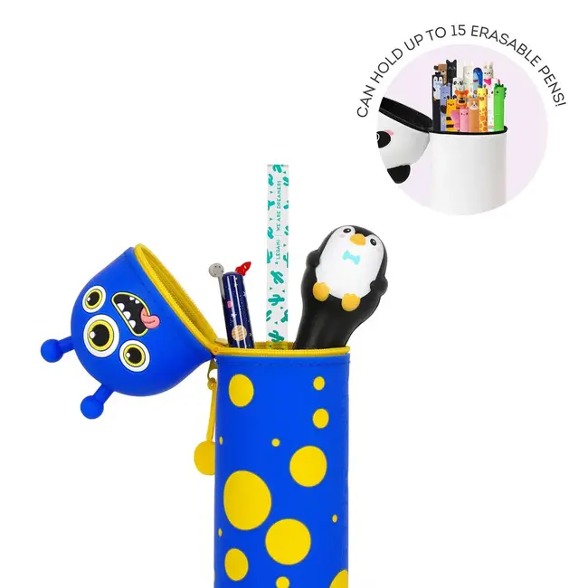 LEGAMI 2 EN 1 TROUSSE POT À CRAYON - KAWAII MONSTER