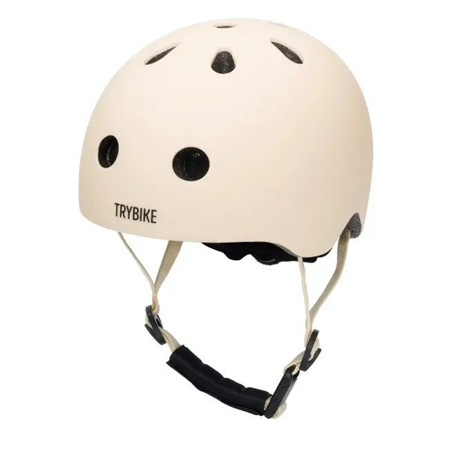 TRYBIKE CASQUE VÉLO TROTTINETTE TRYBIKE - MAT BLANC CRÈME XS (45-51CM)