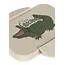 KONGES SLOJD BOITE À GOÛTER COMPARTIMENTÉE - CROCODILE