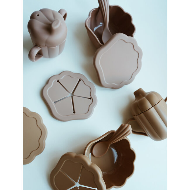 KONGES SLOJD BOITE À GOUTER COQUILLAGE - BLUSH