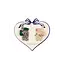 KONGES SLOJD 2 BARRETTES PINCE BOW KITTY EN PERLES