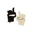 KONGES SLOJD 2 BARRETTES PINCE BOW KITTY EN PERLES