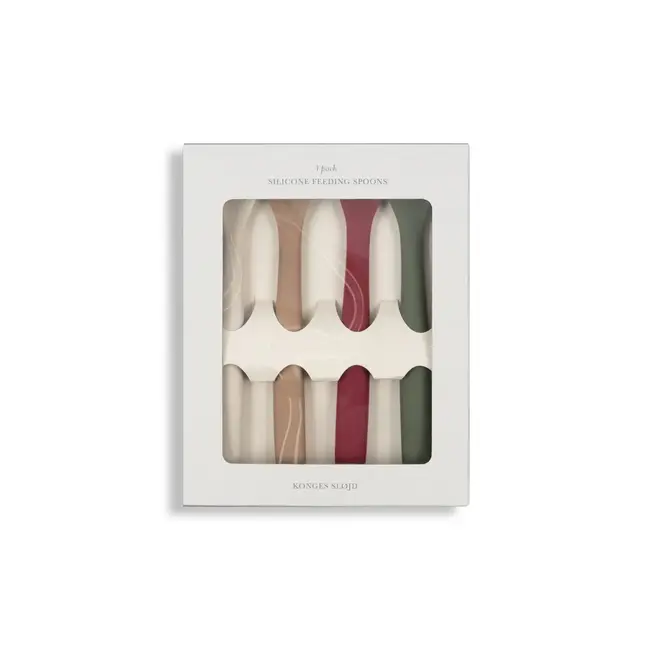 KONGES SLOJD 4 PREMIÈRES LONGUES CUILLÈRES - FOREST MIX