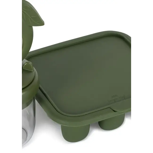 KONGES SLOJD PACK GRIGNOTEUSE & MOULES - CITRON OLIVINE