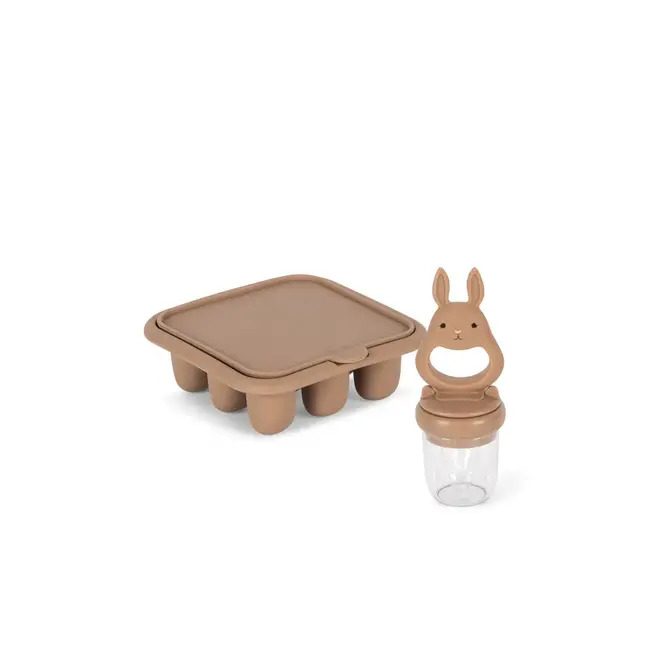 KONGES SLOJD PACK GRIGNOTEUSE & MOULES - LAPIN BLUSH