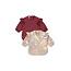 KONGES SLOJD SET 2 BAVOIRS À MANCHES - FROUFROUS COEUR GLITTER / SANGRIA