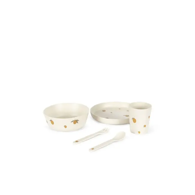 KONGES SLOJD COFFRET VAISSELLE 5 PIÈCES - LEMON