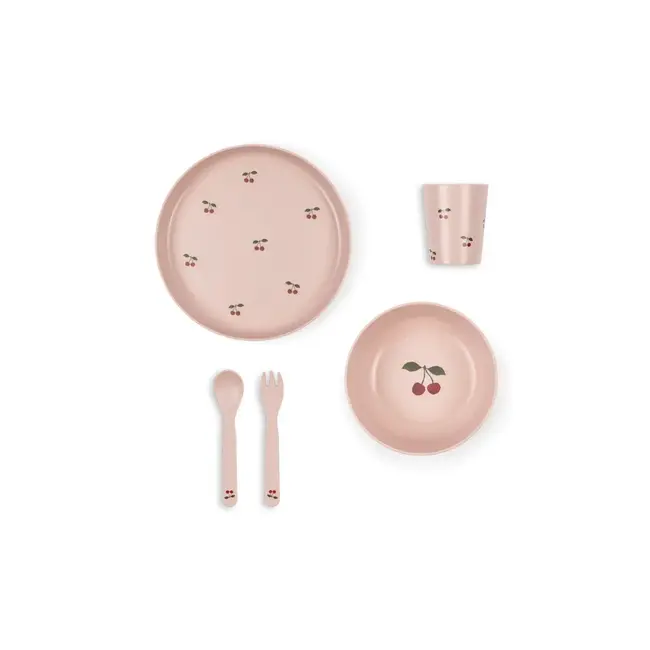 KONGES SLOJD COFFRET VAISSELLE 5 PIÈCES - CHERRY