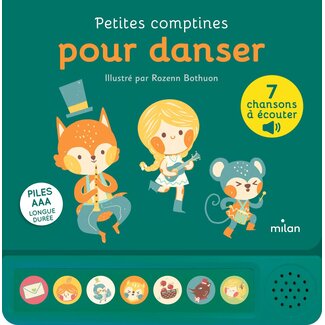 MILAN LIVRE SONORE - PETITES COMPTINES POUR DANSER