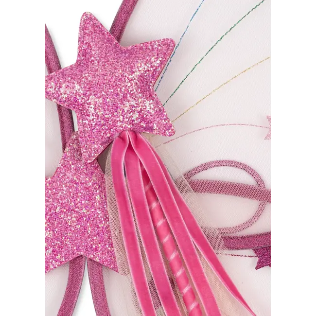 KONGES SLOJD DÉGUISEMENT - AILES DE FÉE & BAGUETTE RAINBOW EVENING SAND