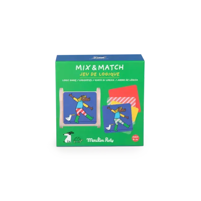 MOULIN ROTY JEU DE LOGIQUE MIX AND MATCH - LES LOUFOQUES