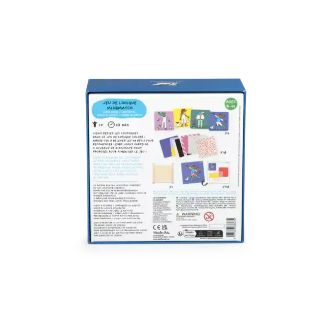MOULIN ROTY JEU DE LOGIQUE MIX AND MATCH - LES LOUFOQUES