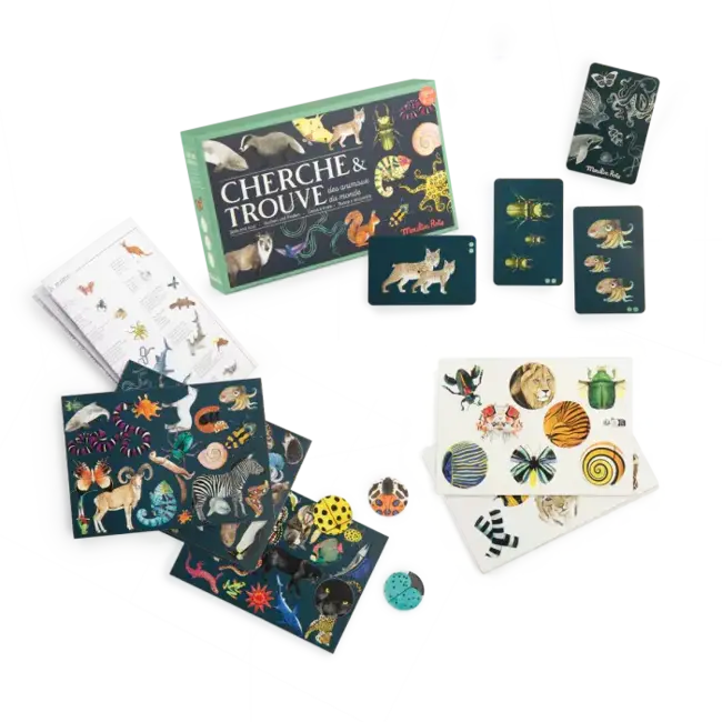 MOULIN ROTY JEU CHERCHE ET TROUVE - TOUT AUTOUR DU MONDE