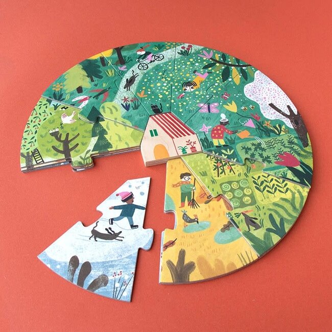 LONDJI PUZZLE 4 SAISONS - A HOME FOR NATURE (4 x 10PCS)