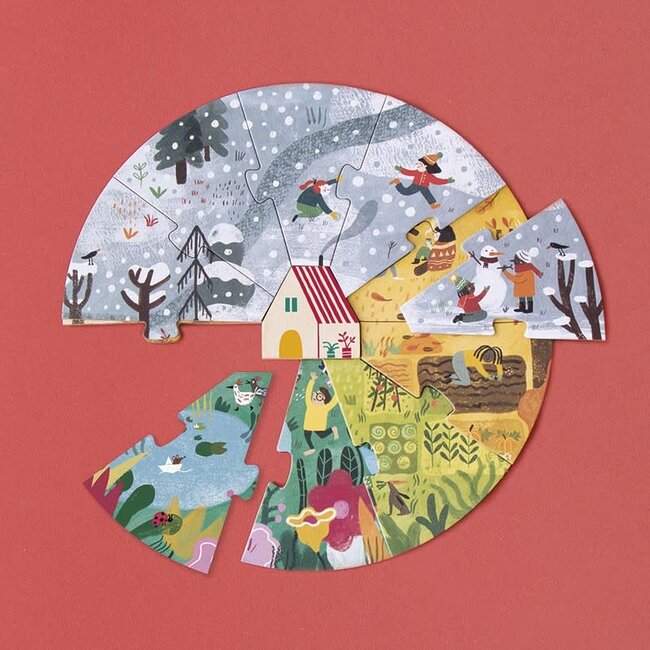 LONDJI PUZZLE 4 SAISONS - A HOME FOR NATURE (4 x 10PCS)