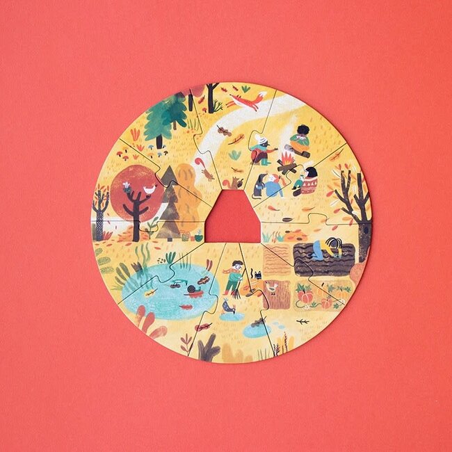 LONDJI PUZZLE 4 SAISONS - A HOME FOR NATURE (4 x 10PCS)