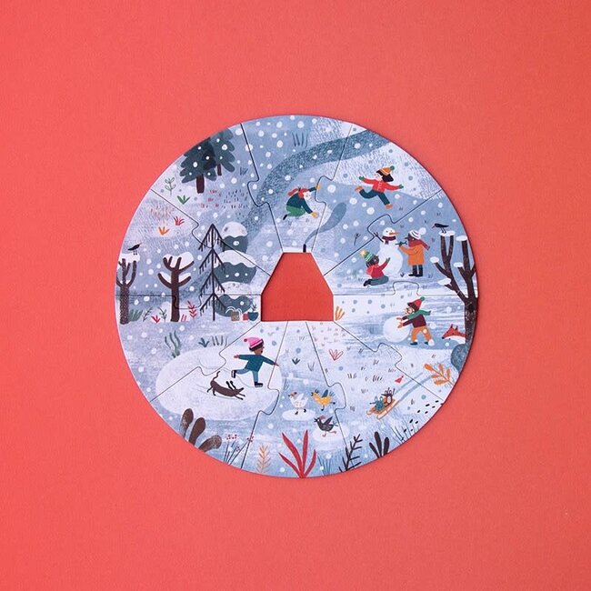 LONDJI PUZZLE 4 SAISONS - A HOME FOR NATURE (4 x 10PCS)