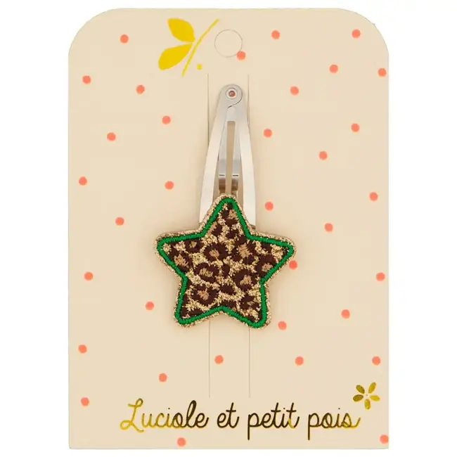 LUCIOLE ET PETIT POIS 1 X BARRETTE 5CM - ÉTOILE LÉO
